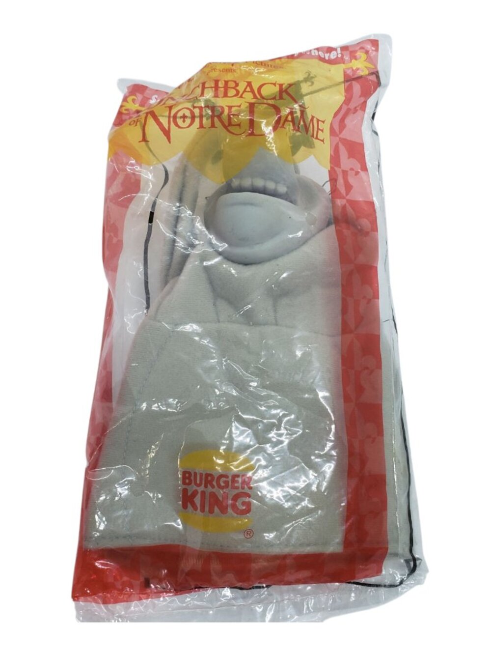 Disney the Hunchback of Notre Dame hand puppet Gargoyle Hugo Burger King 1996